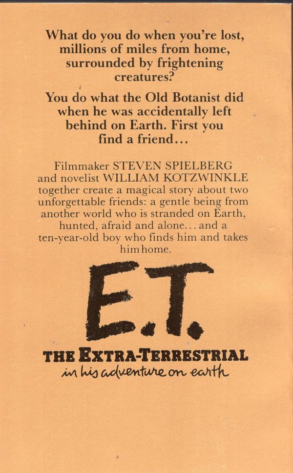 E.T. The Extra-Terrestrial For Sale